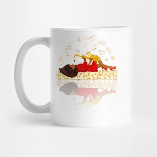 The girl and the saxophone 1 Mug